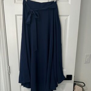 Chic Navy A-Line Women's Skirt